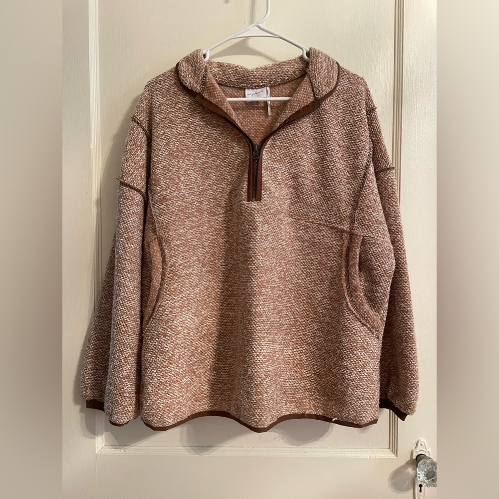 Urban Outfitters Brooke Quarter-Zip Top, Size S